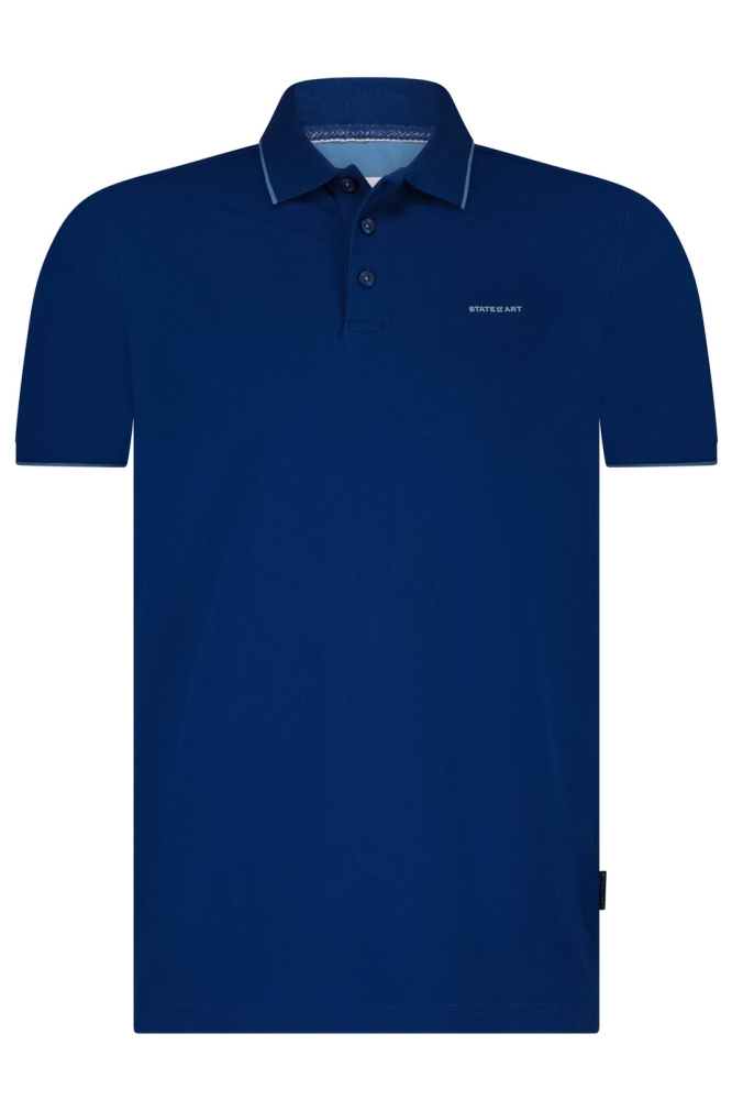 PIQUE POLO MET STREEPDETAILS 46115400 5700